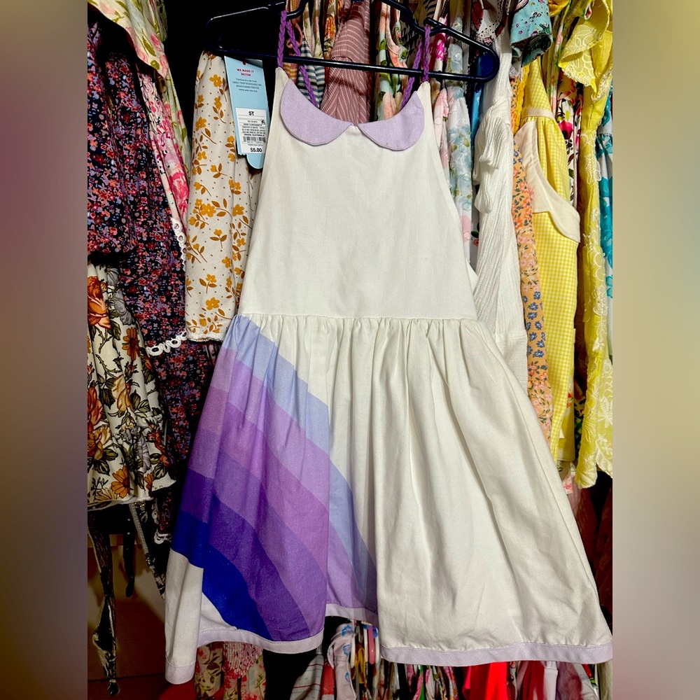 Pleiades Purple rainbow shortie size 5